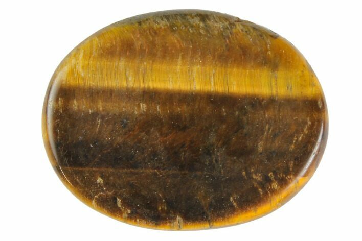 Polished Tiger's Eye Worry Stones - 1.5" Size - Photo 1